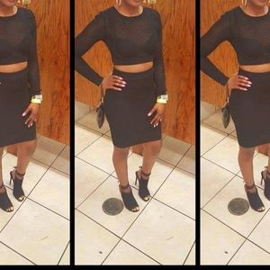 Bebe 2 Piece Black Set